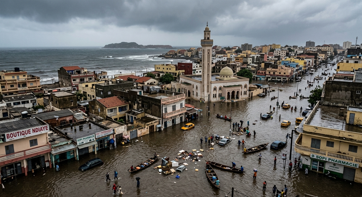 Dakar et le Sénégal sous les eaux : le piège perpétuel d’un assainissement à la traîne