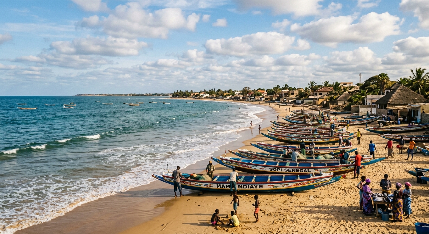 plage de la petite côte au sénégal
