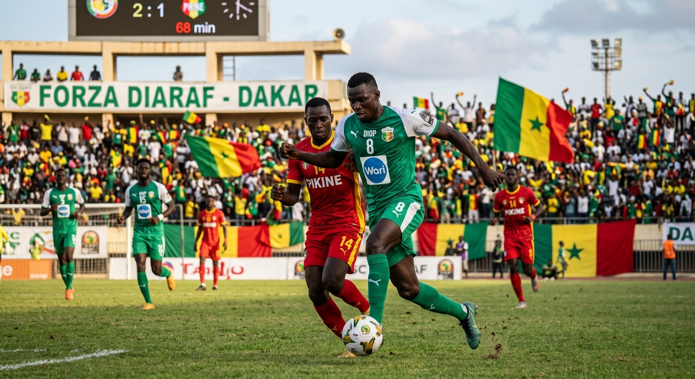 match de foot au Sénégal